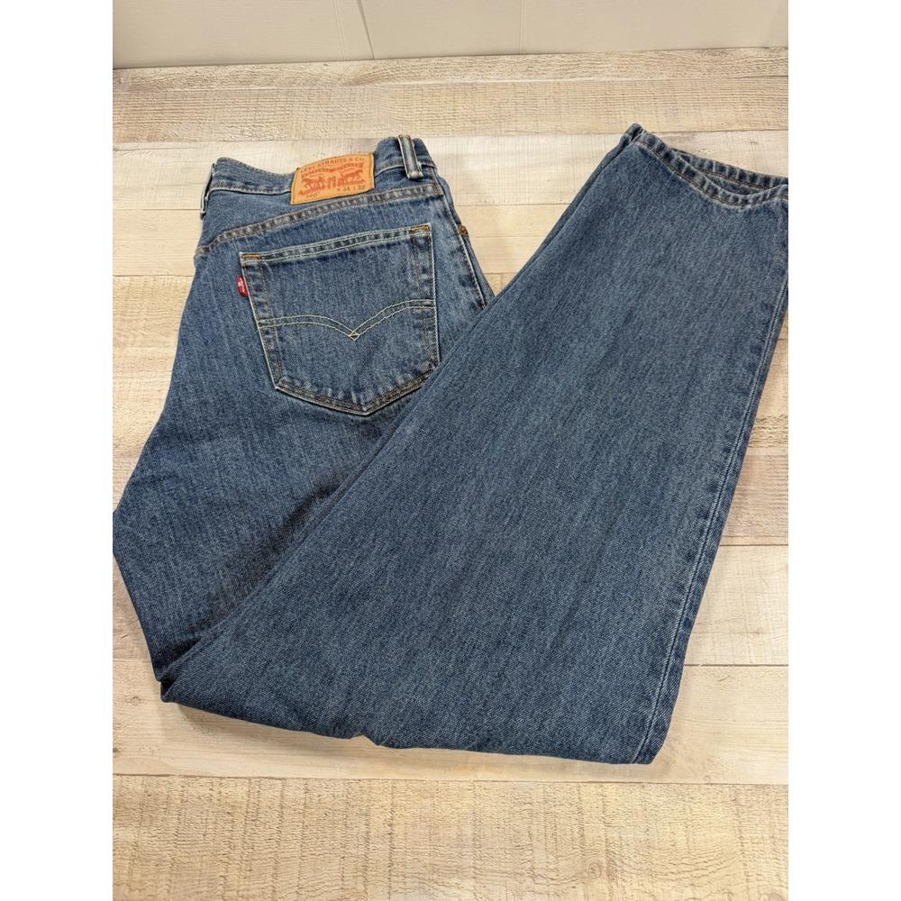 Levi's 560 Men's Jeans 34x32 Relaxed Fit Tapered Leg Medium Wash Denim